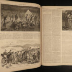 1869 1ed Harper’s Weekly CUBAN Revolution George Washington US Grant Indians War