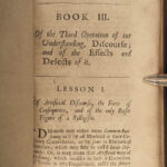 1696 1ed John Sergeant Method to Science Philosophy John Locke Descartes Ideism