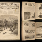 1873 1ed Harper’s Weekly Vatican Politics MAPS Dore London Lord Lytton 2v
