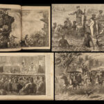 1873 1ed Harper’s Weekly Vatican Politics MAPS Dore London Lord Lytton 2v