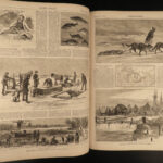 1873 1ed Harper’s Weekly Vatican Politics MAPS Dore London Lord Lytton 2v