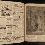 1873 1ed Harper’s Weekly Vatican Politics MAPS Dore London Lord Lytton 2v