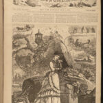 1873 1ed Harper’s Weekly Vatican Politics MAPS Dore London Lord Lytton 2v