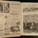1873 1ed Harper’s Weekly Vatican Politics MAPS Dore London Lord Lytton 2v