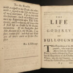 1687 CRUSADES Jerusalem Delivered Tasso Godfrey of Bouillon Fairfax ENGLISH