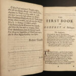 1687 CRUSADES Jerusalem Delivered Tasso Godfrey of Bouillon Fairfax ENGLISH