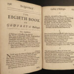 1687 CRUSADES Jerusalem Delivered Tasso Godfrey of Bouillon Fairfax ENGLISH