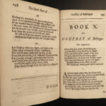 1687 CRUSADES Jerusalem Delivered Tasso Godfrey of Bouillon Fairfax ENGLISH