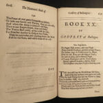 1687 CRUSADES Jerusalem Delivered Tasso Godfrey of Bouillon Fairfax ENGLISH