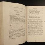 1822 DANTE Divine Comedy Lombardi Italian Poetry Padua 5v Vellum SET La Divina