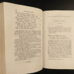 1822 DANTE Divine Comedy Lombardi Italian Poetry Padua 5v Vellum SET La Divina