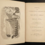 1845 RARE United States Expeditions Voyages Fremont Lynch + Bolivia HUGE MAPS