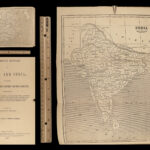 1855 History of CHINA & INDIA Sears Hindu Chinese Superstitions MAPS Turks