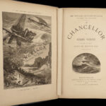 1875 Jules Verne 1ed Wreck of the Chancellor + Martin Paz French Hetzel Voyages