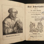 1846 1ed Das Schaltjahr Scheible German Occult Magic Ghost Demons Witches 5v SET