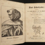 1846 1ed Das Schaltjahr Scheible German Occult Magic Ghost Demons Witches 5v SET