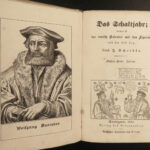 1846 1ed Das Schaltjahr Scheible German Occult Magic Ghost Demons Witches 5v SET