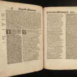 1514 RARE Parthenice Mariana Carmelite Mantuanus Hagiography Badius P. Incunable