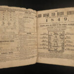 1849 1ed Mexican American WAR Zachary Taylor McClellan TEXAS Alamo Almanac RARE