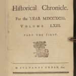 1793 SLAVERY in Jamaica Tobago Muscogee INDIANS Americana Washington Congress