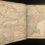 1861 Cornell Civil War era ATLAS 33 MAPS America California Texas Europe Africa