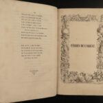 1843 1ed Divine Fairy Tales Illustrated PERSIA Arabia Turkish ART Rheal Poems