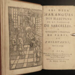 1731 1ed anti Jesuit Harangues Jansenism Sarcellades Unigenitus Nicolas Jouin