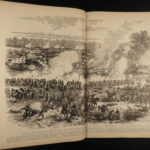 1895 ENORMOUS Civil War 1ed American Soldier Union Confederate Illustrated FOLIO