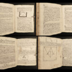 c1650-1750 Handwritten PHYSICS Manuscript Geometry Astronomy Gravity Science