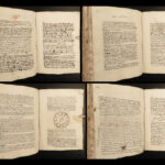 c1650-1750 Handwritten PHYSICS Manuscript Geometry Astronomy Gravity Science