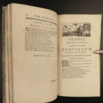 1742 Phaedrus & Aesop Fables Greek Literature Stoic Philosophy Avienius Mascrier
