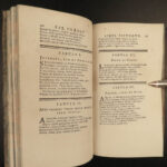 1742 Phaedrus & Aesop Fables Greek Literature Stoic Philosophy Avienius Mascrier