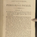 1794 Scottish Literature Adventures of Peregrine Pickle by Tobias Smollett 4v