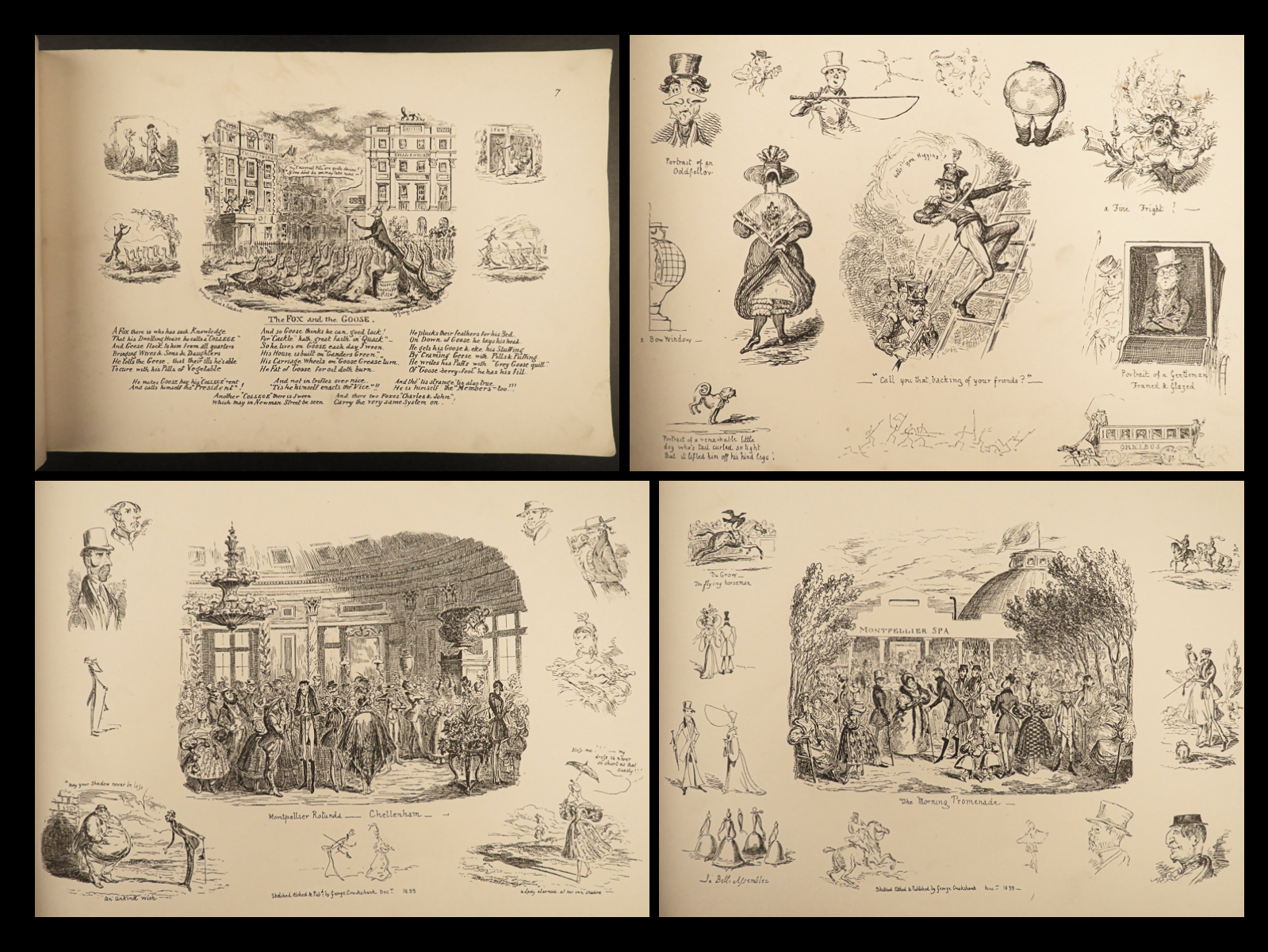 George Cruikshank My Sketch Book 1834 Parts I II III IV - G. Gosen Rare  Books & Old Paper, ABAA & ILAB