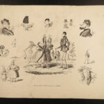 1834 George Cruikshank Sketch Book ART 100s+ Cartoon Caricatures Illustrated RARE