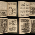 1874 1ed Harper’s Weekly SANTA America Negroes Livingstone Lapland Eskimos Texas