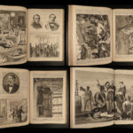 1874 1ed Harper’s Weekly SANTA America Negroes Livingstone Lapland Eskimos Texas