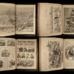 1874 1ed Harper’s Weekly SANTA America Negroes Livingstone Lapland Eskimos Texas