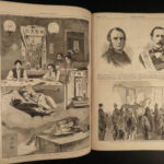 1874 1ed Harper’s Weekly SANTA America Negroes Livingstone Lapland Eskimos Texas
