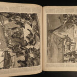 1874 1ed Harper’s Weekly SANTA America Negroes Livingstone Lapland Eskimos Texas