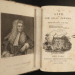 1832 Life of Isaac NEWTON Science Mathematics Astronomy Optics David Brewster