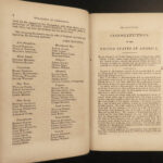 1856 1ed US Constitution + Declaration Fugitive Slave LAW National Handbook USA