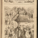 1877 1ed Harper’s Weekly Centennial Exhibition War in CUBA America Buffalo China