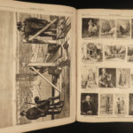 1877 1ed Harper’s Weekly Centennial Exhibition War in CUBA America Buffalo China
