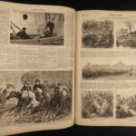 1877 1ed Harper’s Weekly Centennial Exhibition War in CUBA America Buffalo China