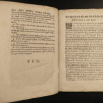 1653 LAW 1st ed Gilles le Maistre Works Feudal Land Real Estate Fiefs Vassals