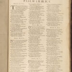 1738 HUGE Baskett Holy BIBLE London Apocrypha Psalms Common Prayer Pulpit FOLIO