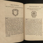 1573 1ed Philip II SPAIN Empire Christopher COLUMBUS Voyages America Gallarati
