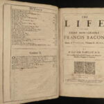 1670 Francis Bacon Sylva Sylvarum + New Atlantis Natural History Philosophy RARE