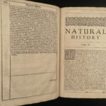 1670 Francis Bacon Sylva Sylvarum + New Atlantis Natural History Philosophy RARE